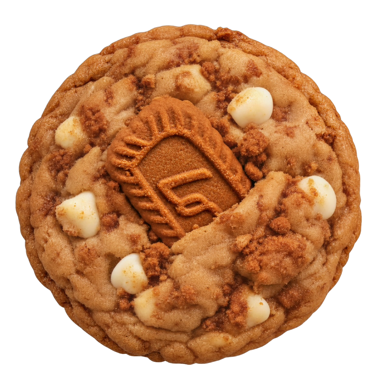 Jumbo Biscoff White Chocolate Chip Cookie